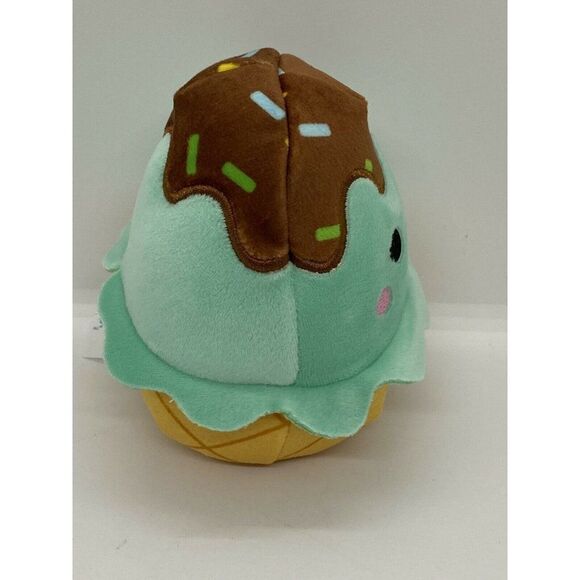 Kellytoy Squishmallow 5 Inch Easter Basket Plush | Maya the Mint Ice Cream - Picture 6 of 9
